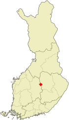 Lage von Vesanto in Finnland