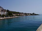 Podgora látképe