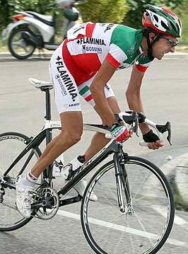 Filippo Simeoni, met de Italiaanse kampioenentrui