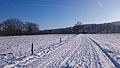 Hameau de Sézéria en hiver.