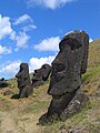 Moai sur le Rano Raraku.