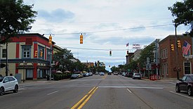 Downtown Clare along Business Route 10/127