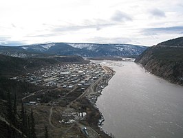 Blik op Dawson City