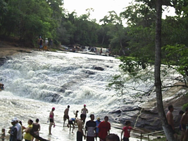 Atração turística local - Cachoeira do Saltinho