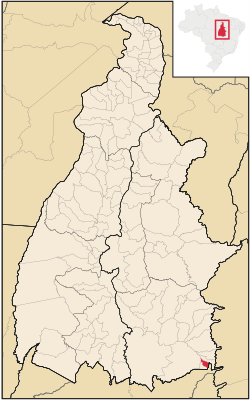 Localização de Combinado no Tocantins