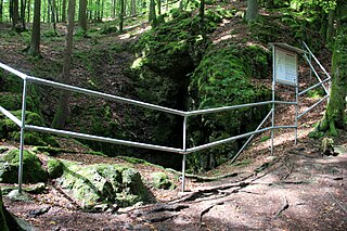 Windloch, Blick auf die Einsturzdoline