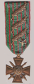 Croix de guerre 1914–1918 mit drei Palmenzweigen und einem goldenen Stern