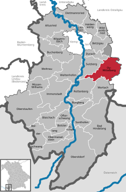 Läget för Oy-Mittelberg i Landkreis Oberallgäu