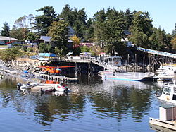 Ganges Harbour on Salt Spring island