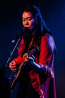 Sasami performing in 2018