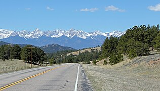 (March 2017) Colorado State Highway 96 at Hardscrabble Pass