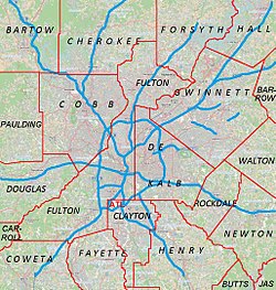 Cumberland is located in Metro Atlanta