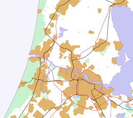 Treinongeval bij Hoofddorp (Randstad)