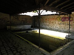 Intérieur du lavoir.