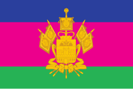 Vlag van kraj Krasnodar