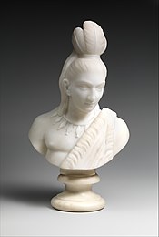 Hiawatha, marble, 1868, by Edmonia Lewis.