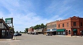 Main Street in Ordway, June 2017