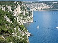 Falesia vista dalla Riserva naturale delle Falesie di Duino/Sentiero Rilke