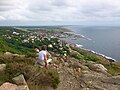 The Swedish coasts in the Kattegat are rocky shores, like this one in Kullaberg, or sandy or gravel beaches.