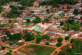 Panorâmica do centro de Alto Paraguai