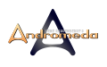 Logo der Sci-Fi-Serie Andromeda