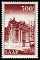 Briefmarke des Saarprotektorates (1953)