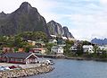 Svolvær sett fra fergekaia.