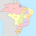 1750 Brasil según el tratado de Madrid de 1750.