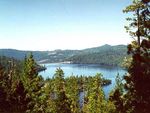 Cherry Lake and the surrounding forest.