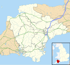 Staverton is located in Devon