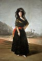 Portrait de la duchesse d'Alba en noir, de Francisco de Goya