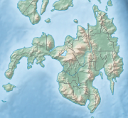 Map showing the location of Lake Butig National Park