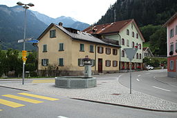 Bybrunnen i Sils