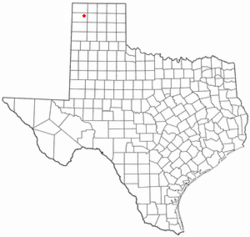 Location of Hartley, Texas