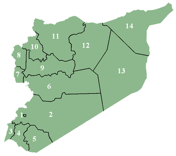 Syriens provinser