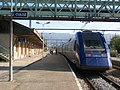 TER from Geneva to Valence reversing at Culoz station.