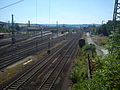 Blick auf den Bahnhof vor dem Umbau