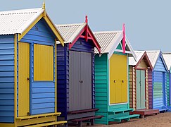 Boîtes de bain Brighton Beach.