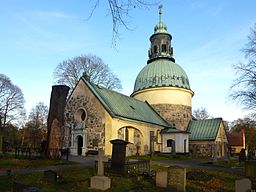 Solna kyrka i oktober 2012