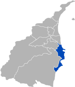 Location of Suao in Yilan