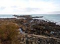 Locquirec : l'extrémité nord de la Pointe du Château.