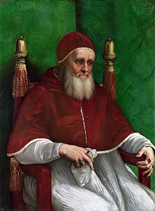 en:Portrait of Pope Julius II, by رافائل