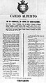 Image 33The Statute was adopted as the constitution of the Kingdom of Italy, granting freedom of the press. (from Freedom of the press)