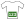 A white jersey with green numbers