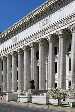 Facade of Beaux Arts building