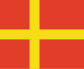 Semi-official flag of the Swedish province of Scania and Skåneland