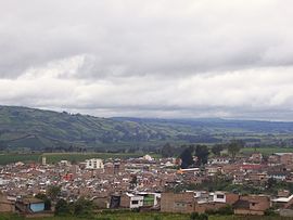 Blick auf Túquerres