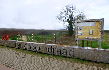 Gedenkteken voor de Dodendraad in Kotem (Maasmechelen)