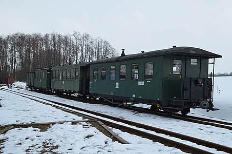 Personenzug der Kleinbahn in Mesendorf