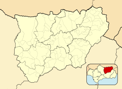 Andújar is located in Province of Jaén (Spain)